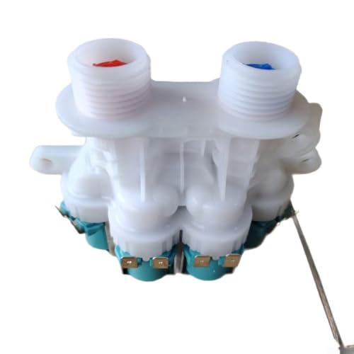 Válvula de entrada de agua W11165546 de 4 puertos para lavadora 120V 4