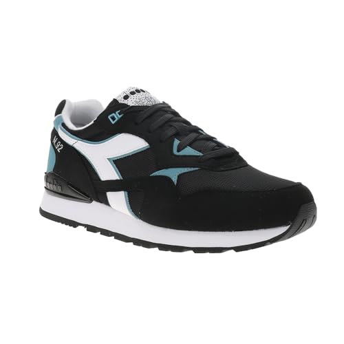 Diadora Mens N.92 Lace Up Sneakers Shoes Casual - Black, Blue2