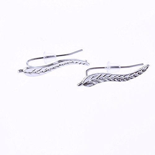 Youmeiu00ae Women Girl Lady Minimaliste Feuilles de feuilles en métal clip (Argent)