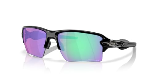 Oakley Man Sunglasses Polished Black Frame, Prizm Golf Lenses, 63MM2