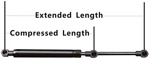 MYSMOT 2Pcs Front Hood Lift Supports Struts Shocks Fits 2005 2006 2007 2008 2009 2010 2011 2012 for Toyota Avalon 53440-AC030