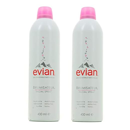 Evian - Spray de 400 ml (lote de 2)