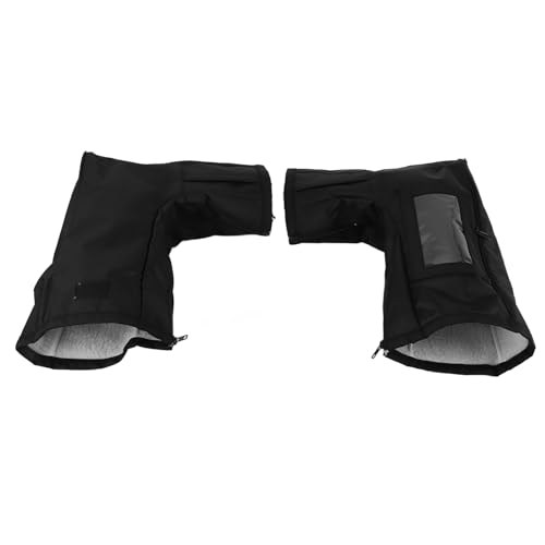 Luvas de Inverno ATV, Protetores de Guiador, Luvas à Prova de Vento para Motocicletas de Neve, Aquec