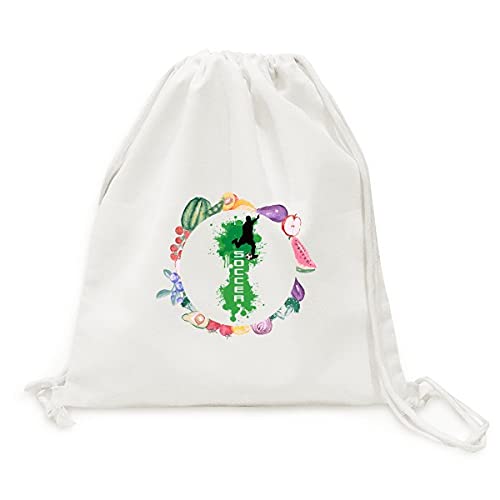 Sac en tissu pliable le football pour transporter vos fruits sans déchirure ni encombrement