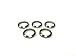 DB Store Pack of 5 5/8x24 Stainless Steel Crush Washer for Muzzle Devices