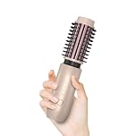 Zokbom Cordless Curling Brush, 3 in 1 Cordless Hair Curler, Cordless Hair Styler with 4 Temperatures, 7000 mAh USB Rechargeable, Portable Travel Hot Brushes for Hair Styling (Gold)