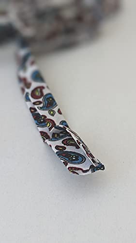 Double Fold Bias Tape, Colors 5 Floral Patterns Cotton For Sewing ~ 1/2 Inch Width Folded, 2 Yards Each. #TOP2