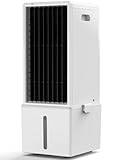COOLECH Portable Air Conditioner with Remote, 4 Modes & Speeds, Waterless Alert System & 3.2-Gallon Tank for 20H Cooling, 12H Auto-Off Timer, 4-IN-1 Evaporative Air Cooler for Home Room Office
