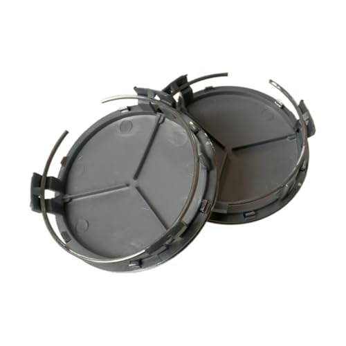 4-Pack 75mm Wheel Hub Caps Chrome German Luxury Cars