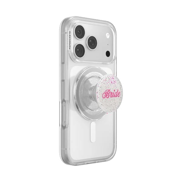 Poignée de téléphone MagSafe PopSockets Bridal Bling pour des selfies parfaits