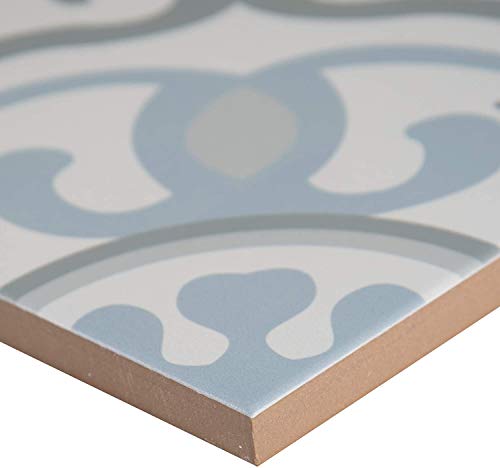 Msi Blume Encaustic 8 In. X 8 In. Sample Glazed Porcelain Wall Tile For Bathroom, Floor Tile, Kitchen Backsplash And Countertop Tile #TOP4