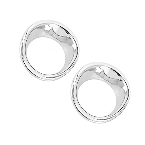 NLAVW Garniture de couverture de phare antibrouillard avant ABS chromée compatible avec Toyota Prius Hatchback 2019-2020 Cadre de phare antibrouillard de protection contre la lumière