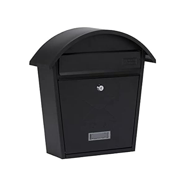 Sterling MB06BK Classic 2-Buzón MB06B, Negro Mate, 364 x 380 x 134