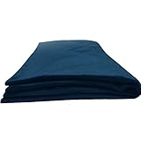 WOWMAX Triangular Pillow Covers Cases for Our Reading Pillows Large Bolster Headboard Backrest Wedge Pillow Velvet Deep Blue King