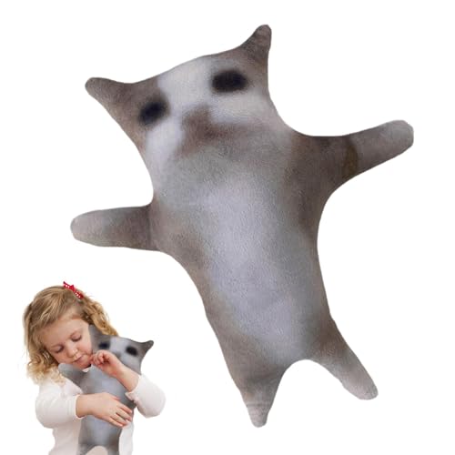Générique Peluche Chat Heureux Drôle, La Nouvelle P-oupée en P-eluche Chat Heureux avec Son, P-oupée Créative Mignonne Et Amusante, C-Hat El Gato en P-eluche, Animal en Peluche