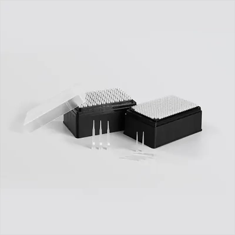 Automation Pipette Tips (384-well Format, 384 Tips/Rack, 10 Racks/Box, 5 Boxes/case, 50 Racks in Total), Sterile, Non-Filtered. Compatible with Agilent Bravo (10 Racks, 30ul)