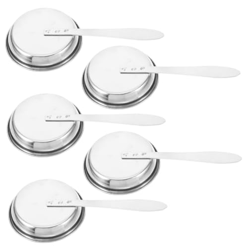 Ciieeo 5pcs Stainless Steel Candle Snuffer Set Multi Functional Candle Accessories Incense and Oil Lamps Stylish and Design for Home Use