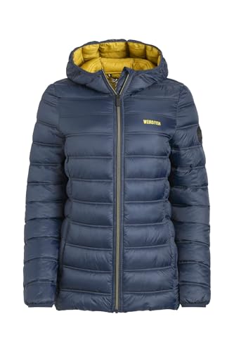 Image of Weird Fish Eshka Lightweight Padded Jacket Navy Blue Size 16