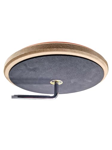 Image of Softline Pro SP-DPPK-Kit 12 inch & 10 Corners Dumbed Drum Practice Pad Kit, Double Side with Stand & Bag (SP DPPRK-5PC)