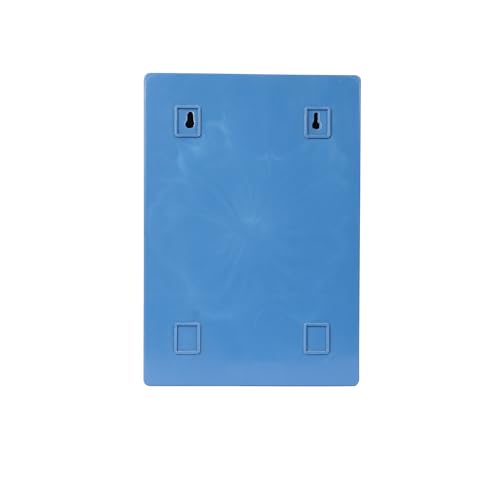 Image of PGen Small Size Mini Wall Mounted Mirror Storage Cabinet Organiser Shelf for Bathroom Kitchen Washbasin Dressing Room (Navy Blue)