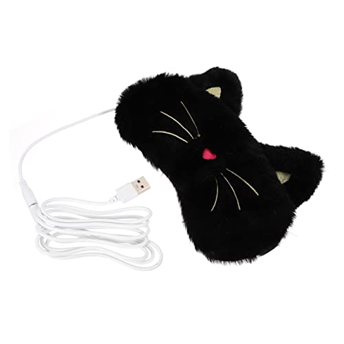 ARTSEWPLY Antifaz Térmico USB con Máscara de Ojos para Dormir Bloqueador de Luz y de Fatiga Adecuado para Viaje Hogar y Oficina Diseño Cómodo para Ojeras y Bolsas