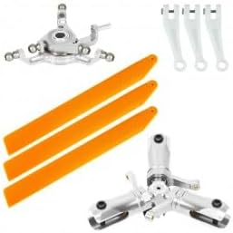 MICROHELI CNC Triple Orange Plastic Blades Conversion Set - Blade Infusion 120