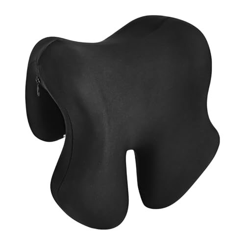 PYserne Coussin de nuque pour fauteuil, chaise de bureau, appuie-tête, coussin de soutien des épaules, coussin de nuque élastique en mousse à mémoire de...