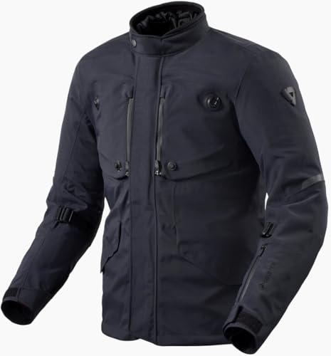 Revit Trench 2 GTX impermeabile Giacca tessile moto, blu scuro, S