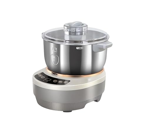 Automatic Dough Maker with Touch Panel, Includes Measuring Tools, Kneading and Fermenting Functions for Effortless Home Baking