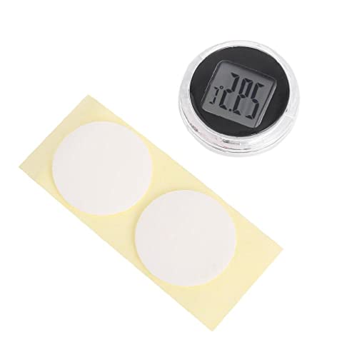Motorcycle Thermometer - Kitchen Digital, Stick On, Waterproof Watch & Clock