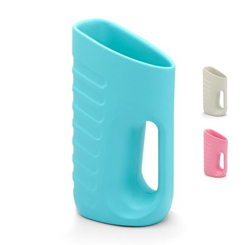 Image of Babylush Baby Bath Rinse Cup & Rinser - 1000ml Soft EVA, 0.3lb Lightweight, BPA-Free Bath Water Pourer, Baby Bath Pitcher, Shower Cup for Kids (Blue)