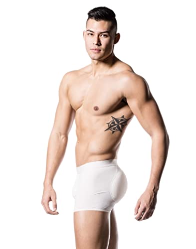 Boxers Men's Padded Boxer Trunk with Butt Enhancing Pads Shapewear4
