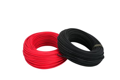 Cabo Solar Fotovoltaico 6mm 50m Preto + 50m Vermelho Promo