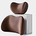 Produktbild LXBSXY Memory Foam Auto Kopfstütze Kissen für Isuzu D-Max (2012-2019), Lendenwirbelkissen und Nackenkissen Auto Memory Foam Kissen Autos Sitz Kopf Lendenkissen,A Brown