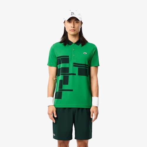 Lacoste Men's Sport Regular Fit Tennis X Novak Djokovic Fan Polo Shirt4