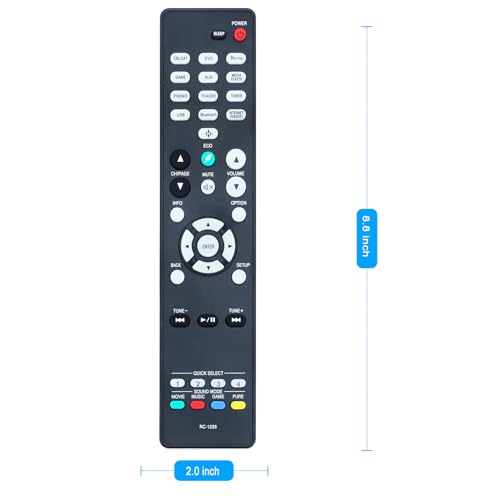 Télécommande RC-1226 pour remplacer votre boîtier Denon AVR en panne