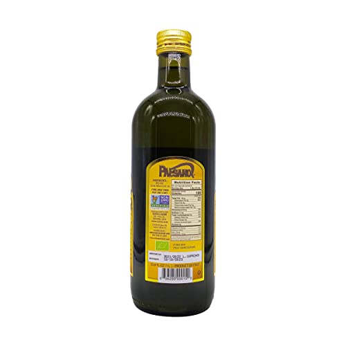 Paesanol Organic Unfiltered Extra Virgin Olive Oil 33.8 Fl Oz Glass #TOP6