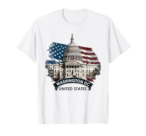 Washington DC Capitol Hill USA Souvenirs Regalos Hombres Mujeres Niños Camiseta