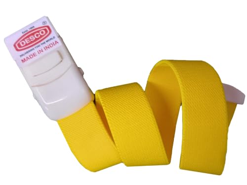 Image of DESCO Surgical Tourniquet Elastic Belt for Blood Collection with Plastic Buckle Pack of 1 (Yellow)