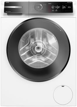 Bosch WGB244AW0, Serie 8, Smarte Waschmaschine 9 kg, 1400 U/min, Made in Germany, i-DOS mit Waschmittelscan, Anti Mikroplastik Programm, Fleckenautomatik, weniger Bügeln mit Iron Assist, Speed Perfect