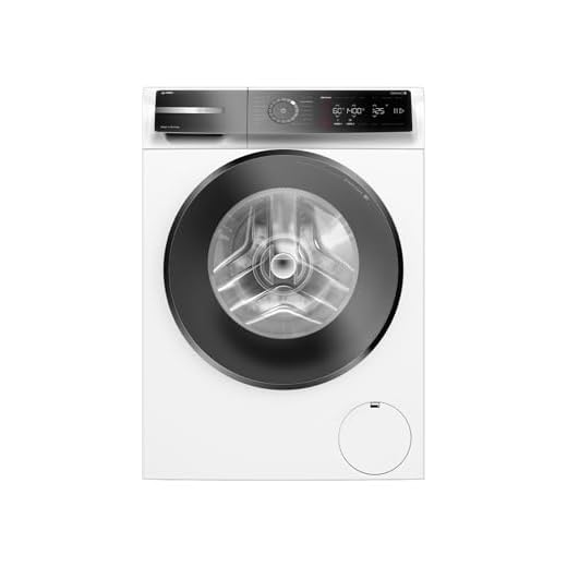 Bosch WGB244AW0, Serie 8, Smarte Waschmaschine 9 kg, 1400 U/min, Made in Germany, i-DOS mit Waschmittelscan, Anti Mikroplastik Programm, Fleckenautomatik, weniger Bügeln mit Iron Assist, Speed Perfect