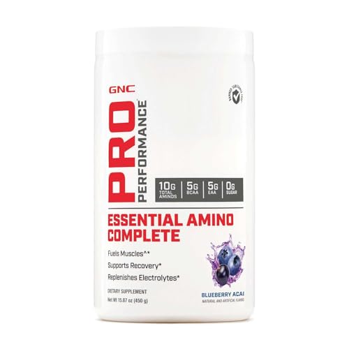 GNC Pro Performance Essential Amino Complete, Blueberry Acai, 30 Servings