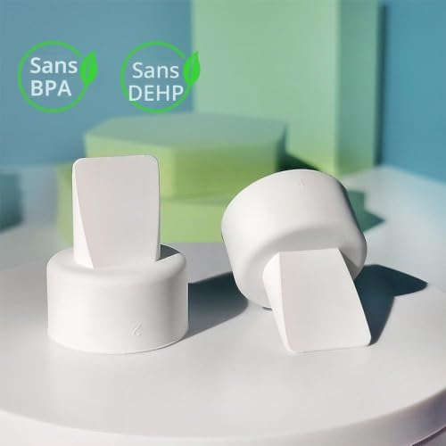 PumpMom-us Pièces de tire-lait pour Spectra, remplacement des valves à bec de canard, tubes et membrane de protection contre le reflux pour tire-lait Spectra S1 S2 9 Plus – vue 3