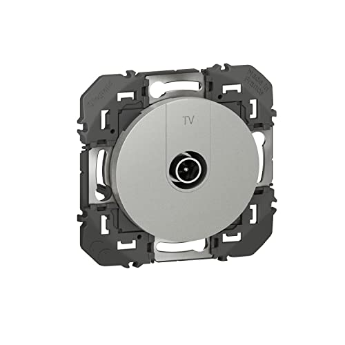 Legrand - Prise TV étoile blindée dooxie finition alu - emballage blister