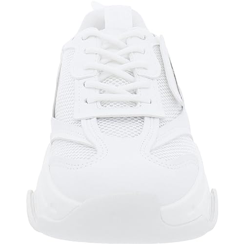 Steve Madden Women's Possession Sneaker, White, 9.5