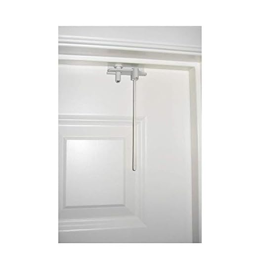 Safety Innovations Child Proof Deluxe Door Top Lock for 1 3/8 inch Thick Interior Doors, (1-Pack)