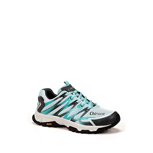 Zapatillas chiruca Marbella 11 Gore-Tex para Mujer,treking,Senderismo y montaña, Color Gris/Turquesa (Gris, Numeric_37)