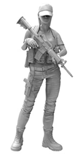 Figura modelo de resina moderna 1:16 sin pintar ni armar