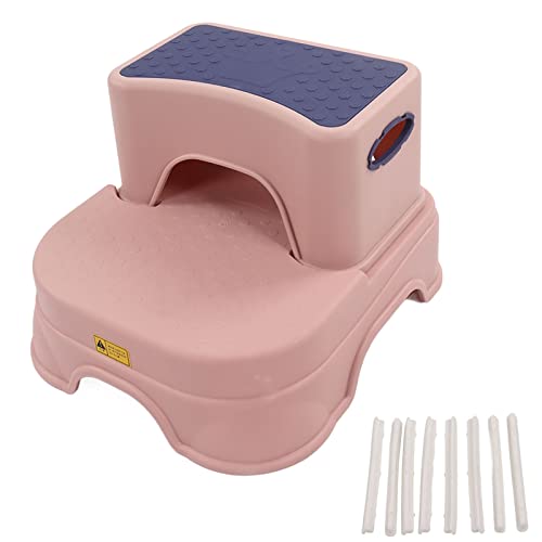 Tabouret de toilette rose-mauve pour l'apprentissage de la propreté