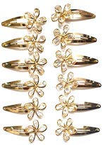 ANNACREATIONSKorean Style Multi Shape Pearl Hair Claw Clips Strong Hold Hair Accessories For Women And Girls Pack of 3 Pcs